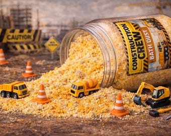 Construction Crew Bath Dust – Mystery Construction Toys