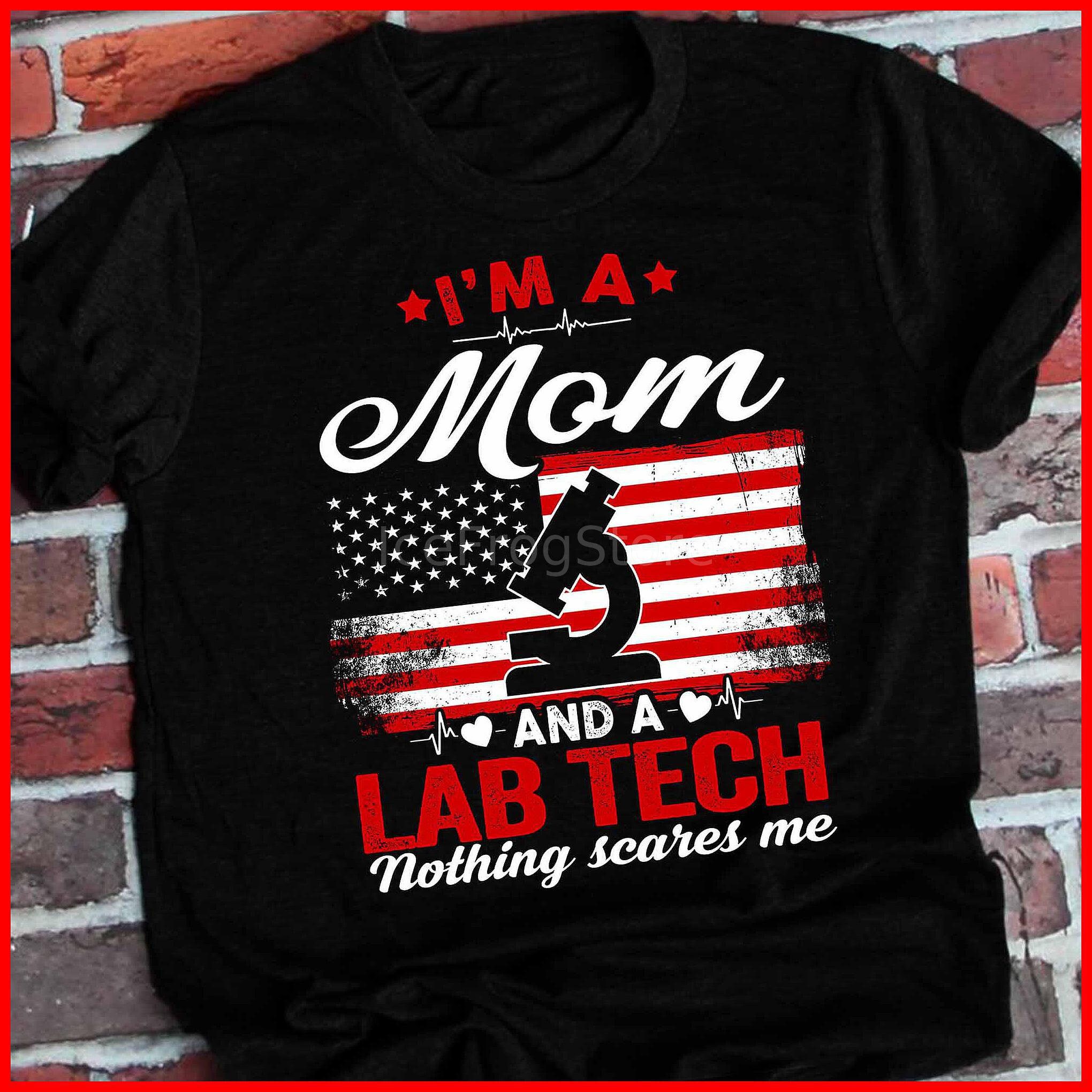 Proud Lab Tech Mom Shirt for Women 
