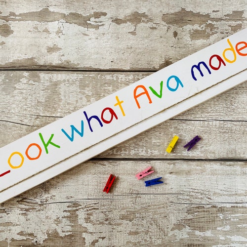 60cm long - Look what we made signs ~ Picture displays
