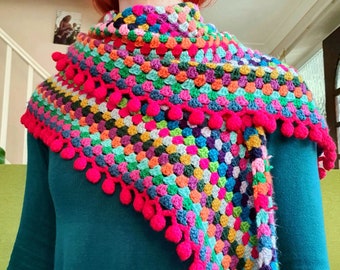 Granny Hug Shawl - Crochet Pattern