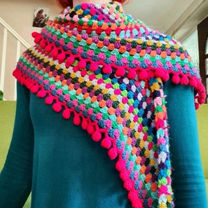 Granny Hug Shawl - Crochet Pattern