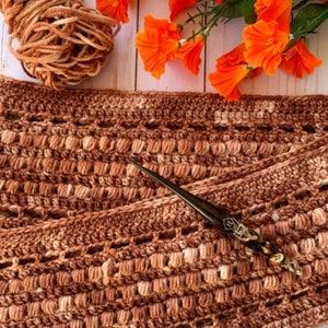 Crochet Scarf, Crochet Accessory Pattern, Crochet Women's Accessory, Crochet Scarf Pattern image 8