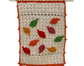 Herbstlaub Wandbehang-Muster (PDF-Muster)