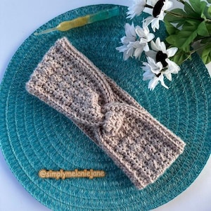 Crochet Pattern, Crochet Ear Warmer Pattern