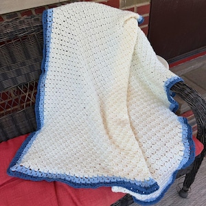 Modèle de couverture au crochet C2C, couverture bébé facile à réaliser soi-même, couverture d'appoint numérique PDF