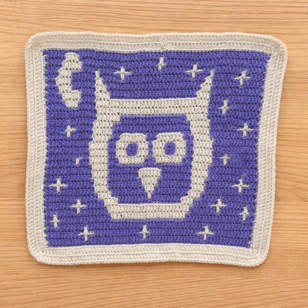 40 Mosaic Crochet Patterns: Boost Your Skills with Vibrant Designs 40 Mosaic Crochet Owl Panel