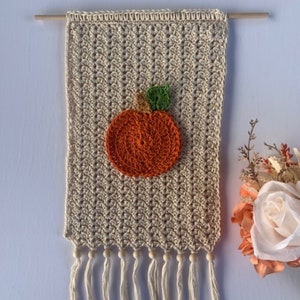 Crochet Pattern, Crochet Pumpkin Applique image 2