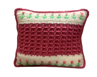 Tulip Blossom Crochet Pillow Pattern: Textured Home Decor (PDF Pattern)