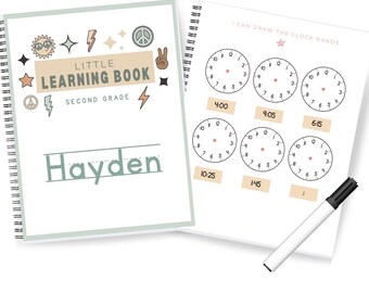 Cahier d'apprentissage personnalisé pour le secondaire : cahier d'activités effaçable à sec