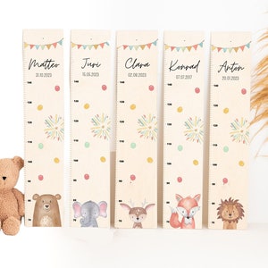 Messlatte Kinder, Kindermesslatte, Kinderzimmer Deko, Messlatte, Personalisierte Messlatte, Messlatte Kinder Holz, Messlatte Löwe