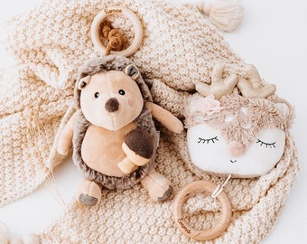 Spieluhr Baby, Spieluhr, Babygeschenk, Spieluhr Igel, Spieluhr Reh, Geschenke zur Geburt, Spieluhr personalisiert, Babyshower