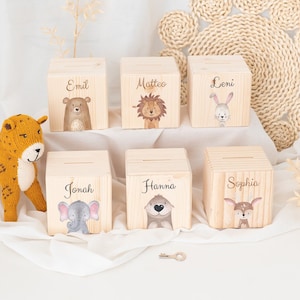 Spardose personalisiert, Personalisierte Spardose Kinder, Sparschweinchen, Spardose Geburt, Spardose Baby, Baby, Kinder, Spardose Junge
