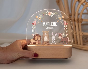 Geburt Geschenk Mädchen, Ostern Baby, Nachtlicht Baby, Taufgeschenk, Nachtlicht Mädchen, Taufe Mädchen