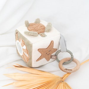 Spielwürfel Baby, Baby Spielzeug, Babygeschenke, Fühlbuch, Motorikwürfel, Würfel Baby, Montessori Baby, Babyshower Geschenk