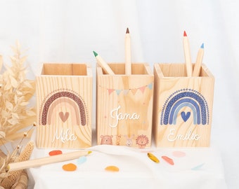 Stiftehalter, Schulbedarf, Einschulung, Stiftehaler Kinder, Stiftebox, Stiftehalter personalisiert, Einschulung Mädchen, Schule Junge