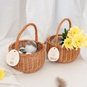Osterkorb, Osterkörbchen, Osternest Kinder, Osterkörbchen personalisiert, Ostern Baby, Ostern Kind, Weidenkorb
