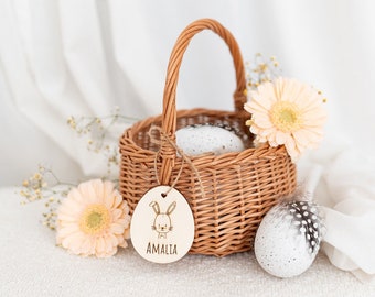 Cesta de Pascua personalizada, regalo de Pascua bebé, cesta de Pascua, cesta de mimbre, cesta de Pascua personalizada, cesta de Pascua niños, cesta de Pascua