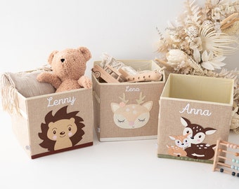 Coffre de rangement enfants, coffre à jouets, coffre de rangement, boîte Kallax enfants, panier à jouets bébé, rangement jouets