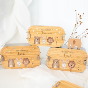 Brotdose Kinder personalisiert, Vesperdose personalisiert, Personalisierte Brotdose, Snackbox Kinder, Schulanfang Brotdose