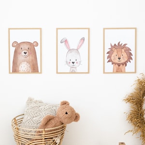 Poster Kinderzimmer, Bilder Kinderzimmer, Bilder Babyzimmer, Kinderzimmer Poster, Wandbilder Kinderzimmer, Kinder Poster