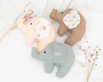 Personalized Grey Sleeping Elephant Pillow Toy Kids Room Decoration. Baby Boy Gift Baby Girl Gift Etsy