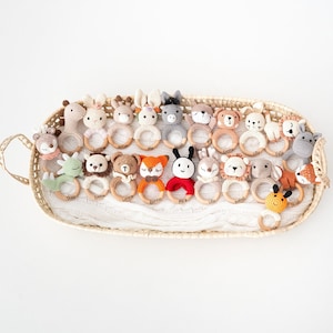 Babyrassel, Babygeschenke, Personalisierte Geschenke Baby, Geburt, Greifling, Rassel, Beißring, Geschenke zur Geburt