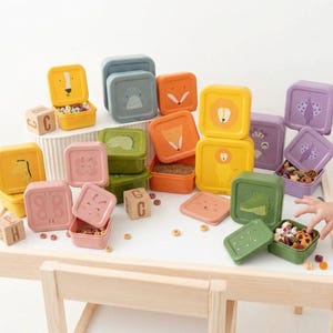 Snackbox personalisiert, Snackdosen Kinder personalisiert, Snackdosen Kindergarten, Snackdosen Schule, Trixie Snackdosen, boîte à gouter