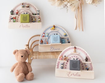 Etagère Tonie, chambre enfant, étagère Toniebox, arc-en-ciel Tonieregal, décoration chambre enfant, Tonies, cadeau bébé, cadeaux enfant