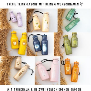 Trinkflasche personalisiert Kinder, Trinkflasche personalisiert, Trixie Trinkflasche, Trinkflasche Kinder, Gourde, Kids and Baby Bild 1