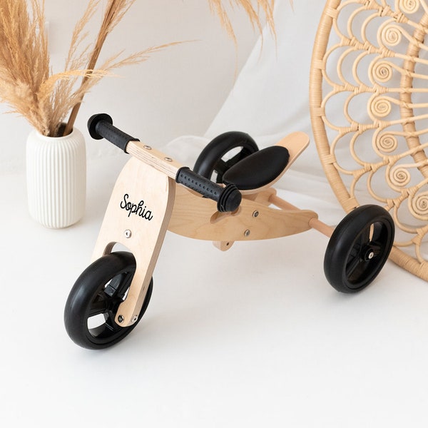 Wooden Balance Bike Etsy UK