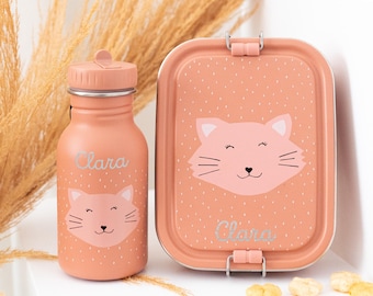 Trixie Brotdose und Trinkflasche personalisiert, Kitastart, Kitageschenk, Kindergarten Start Geschenk, Trixie Trinkflasche