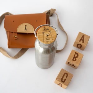 Trinkflasche personalisiert Kinder, Edelstahl Trinkflasche Kinder, Geschenk Einschulung, Kinderflasche, Ostern Geschenk, Kitakind