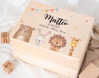 Erinnerungskiste Baby, Erinnerungskiste, Erinnerungsbox Baby, Wunderwunsch, Kiste Geburt, Memory Box,  Baby Erinnerungskiste, Geburt