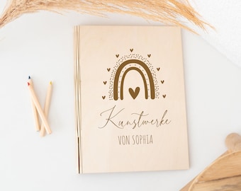Sammelmappe, Meine Kunstwerke, Kunstwerke Mappe, Zeichenmappe, Sammelmappe Kinder, Mappe Kunstwerke, Bildermappe Kinder