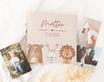 Photo album baby, baby album, photo album personalized, my first year, photo book baby, photo album child, baby diary