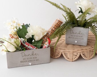 6 Spille In Legno Per Vasi Con Scritta 'Grazie Per Avermi Aiutato A Crescere' - Regalo Per Maestre E Educatrici