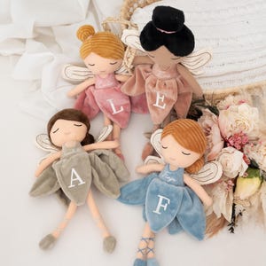 Fairy, Doll, Christening Gift Girl, Newborn Gift, Baby Girl Gift, Fairy Doll, Baby, 1st Birthday Girl, Personalized Soft Toy