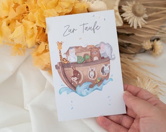 Baptism card, baptism card, baptism postcard, baptism gift, baptism boy, baptism girl, baptism congratulations card, godchild baptism