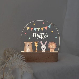 Babygeschenke, Nachtlicht, Geburt, Nachtlicht personalisiert, Babygeschenk Geburt, Nachtlicht Baby, Wunderwunsch, Taufe, Baby Bild 1