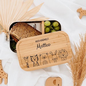 Brotdose personalisiert, Personalisierte Brotdose, Brotdose Kinder, Back to school, Lunchbox Edelstahl, Gifts for kids