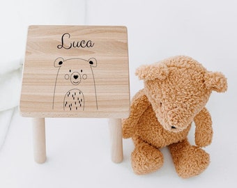 Hocker Kinder, Kinderhocker, Holzhocker Kinder, Kinderhocker personalisiert, Kinderstuhl, Kinderstuhl Holz, Hocker Name