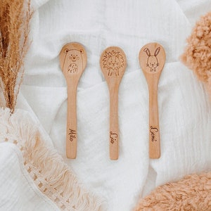 Children's cutlery wood, baby gift, cutlery children, baby spoon, wooden cutlery children, birth gift, wooden spoon baby