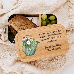 Abschiedsgeschenk Lehrerin, Lehrerin Geschenk, Lehrer Danke Geschenk, Brotdose Lehrerin, Lehrerin, Abschied Lehrerin