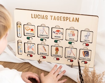 Wochenplan Kinder, Tagesplan Kinder, Routinen Board, Routineplan Kinder, Aufgabenplan Kinder, Montessori