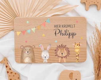 Babygeschenk, Frühstücksbrettchen personalisiert, Taufe, Wunderwunsch, Gifts for kids, Taufgeschenk, Geschenk Geburt, Baby, Küche