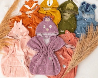 Bath poncho kids, baby bath poncho, baby gifts, baby towel, bath poncho, kids poncho, kids bathrobe