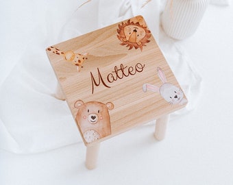 Kinderstuhl, Kinderhocker, Hocker Kinder, Kinderhocker personalisiert, Kinderhocker Holz, Tritthocker Kinder, Holzhocker, gifts for kids