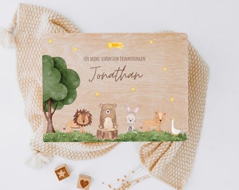 Erinnerungskiste, Erinnerungsbox Baby, Kiste Geburt, Baby Box Geburt, Wunderwunsch, Memory Box, Holzbox Baby, Spielzeugkiste