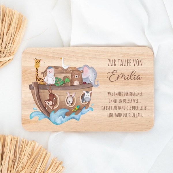 Baptism gifts for boys, baptism girls, baptism gift board, for baptism boy, Noah's Ark, baptism gift