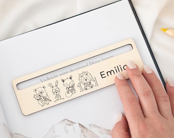 Lesehilfe, Lesezeichen personalisiert, Einschulung Geschenk, Schuleinführung Mädchen, Schuleinführung Junge, Leselernhilfe